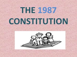 THE 1987
CONSTITUTION
 