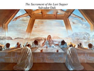 The Sacrament of the Last Supper   Salvador Dali 