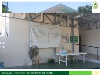 34RESEARCH INSTITUTE FOR TROPICAL MEDICINE
 
