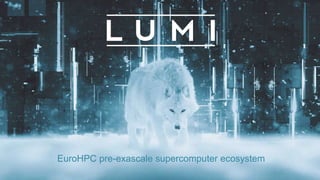 EuroHPC pre-exascale supercomputer ecosystem
 