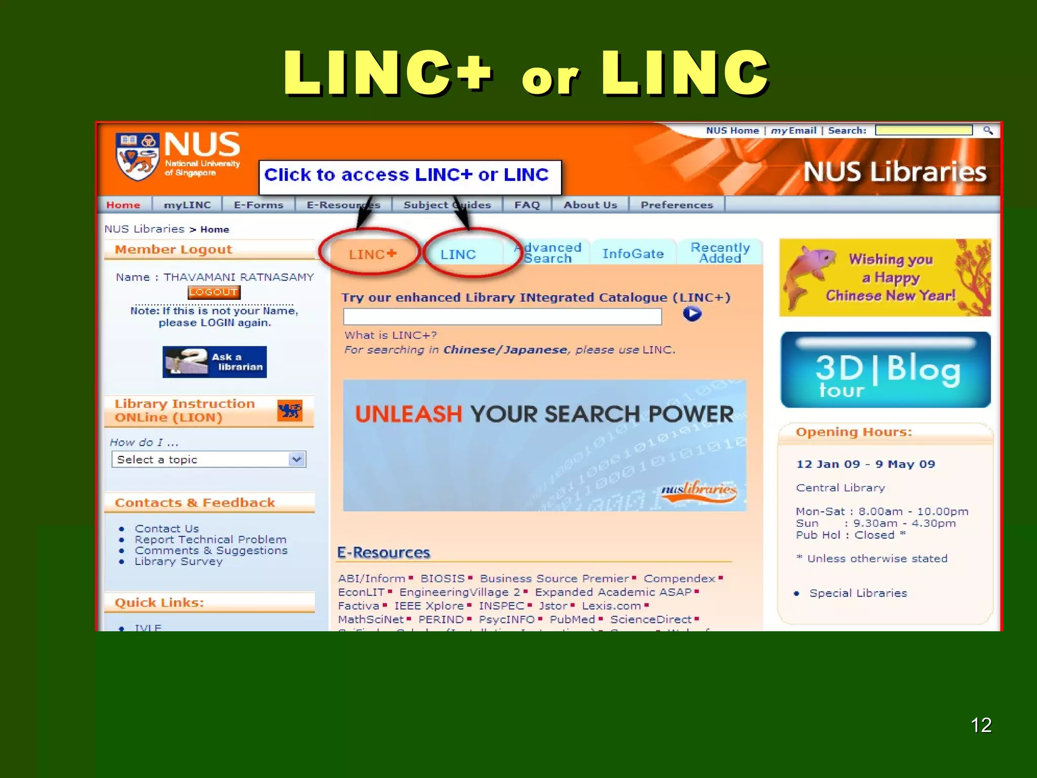 LINC+  or  LINC 