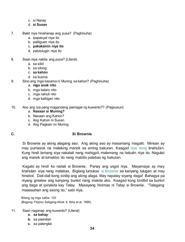 Phil iri full package 1 docx
