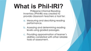 Philiris Innotata phil-iri SLAC Slides for SJES teachers.pptx