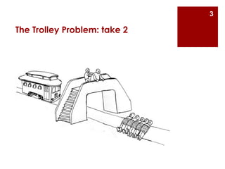 3

The Trolley Problem: take 2
 