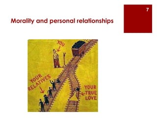 7

Morality and personal relationships
 