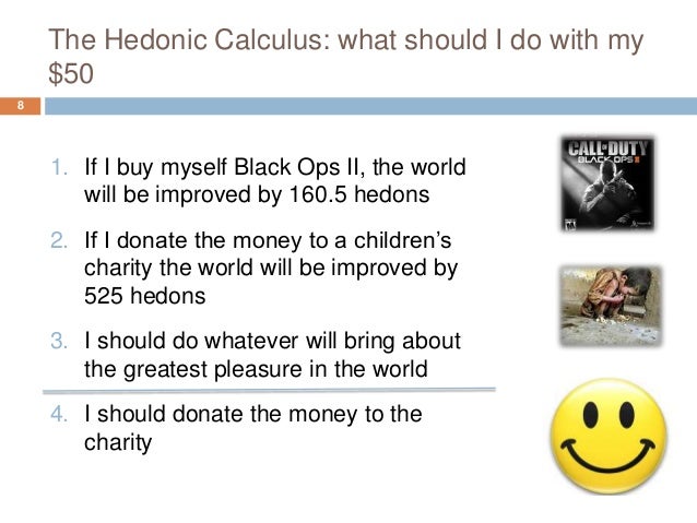 hedonic calculus example