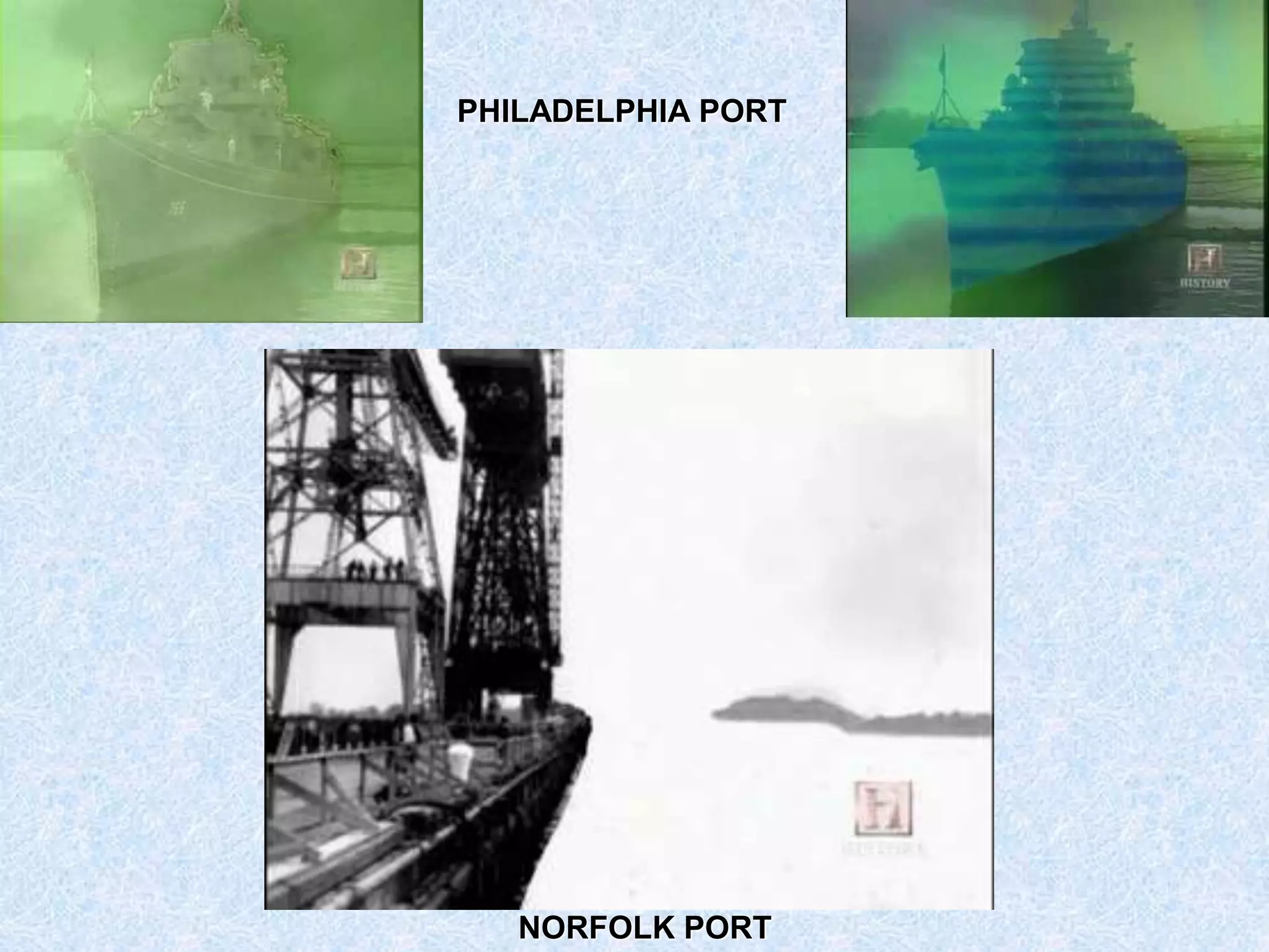 PHILADELPHIA PORT
NORFOLK PORT