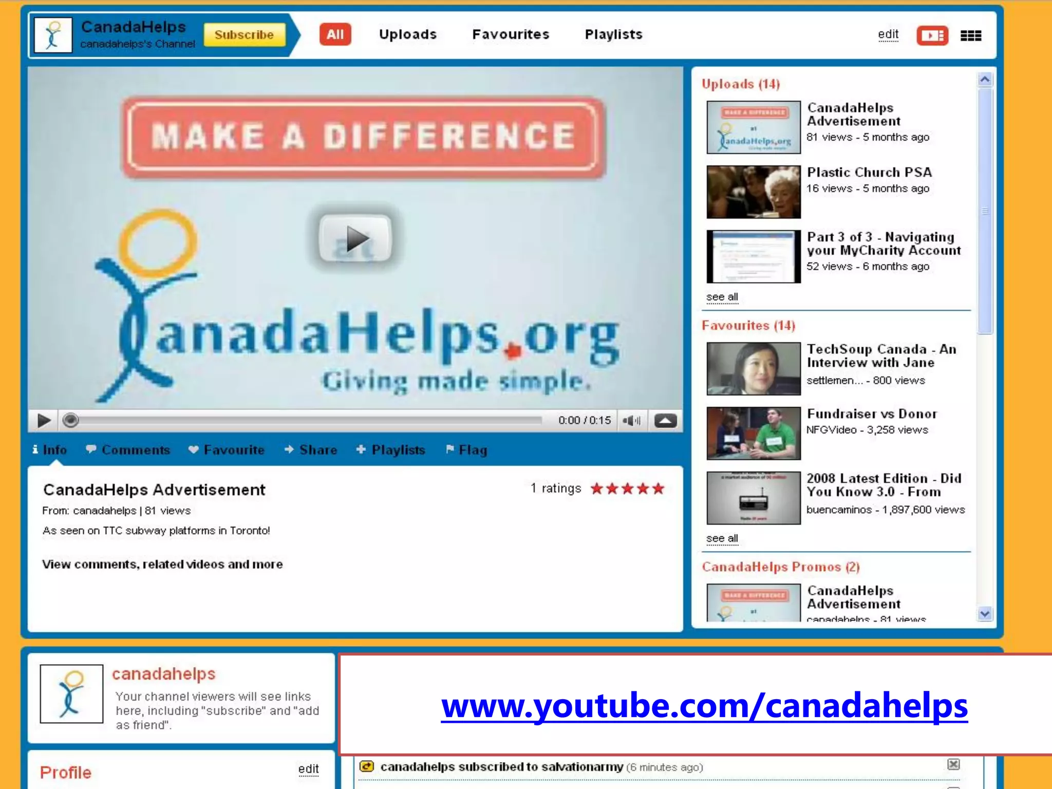 www.youtube.com/canadahelps
55
 
