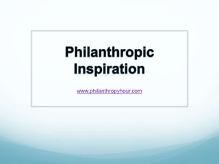 www.philanthropyhour.com
 