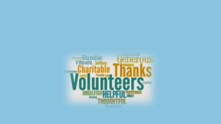 Advocacy, Volunteerism, Philanthropy