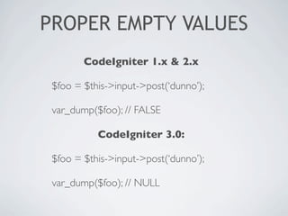 CodeIgniter 3.0 | KEY | Databases | Computer Software and Applications