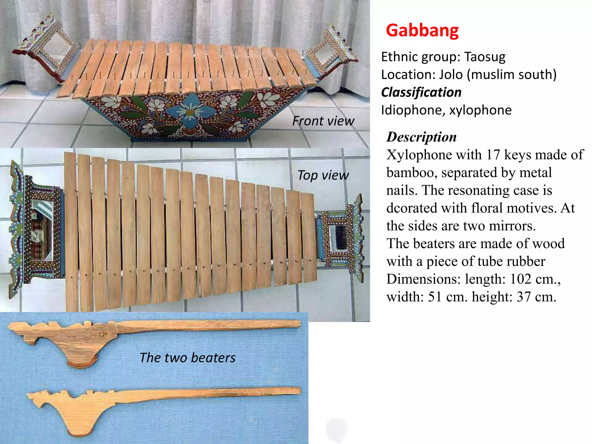 Philippine Ethnic Musical Instruments | PPTX