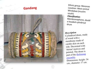 Karoling Instruments Philippine Ethnic Musical Instruments | PPTX