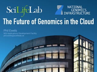 Phil Ewels
NGI Applications Development Facility
phil.ewels@scilifelab.se
The Future of Genomics in the Cloud
 