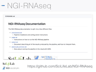 NGI stockholm
NGI-RNAseq
https://github.com/SciLifeLab/NGI-RNAseq
 