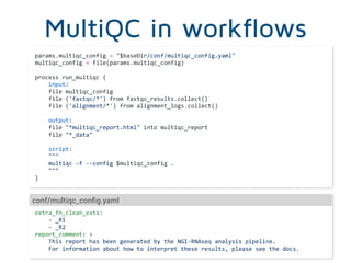 Multiqc Output Standardising Swedish genomics analyses using nextflow | PDF