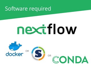 Software required
OR
OR
 