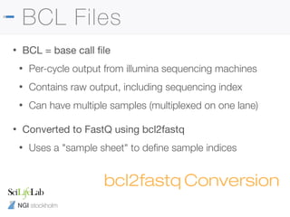 Whole Genome Sequencing - Data Processing and QC at SciLifeLab NGI | PDF