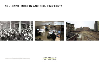 COPYRIGHT © 1976-2015 BUROHAPPOLD ENGINEERING. ALL RIGHTS RESERVED
SQ U EEZING MO RE IN AND REDU C ING CO STS
 