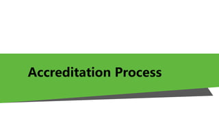 Accreditation Process
 