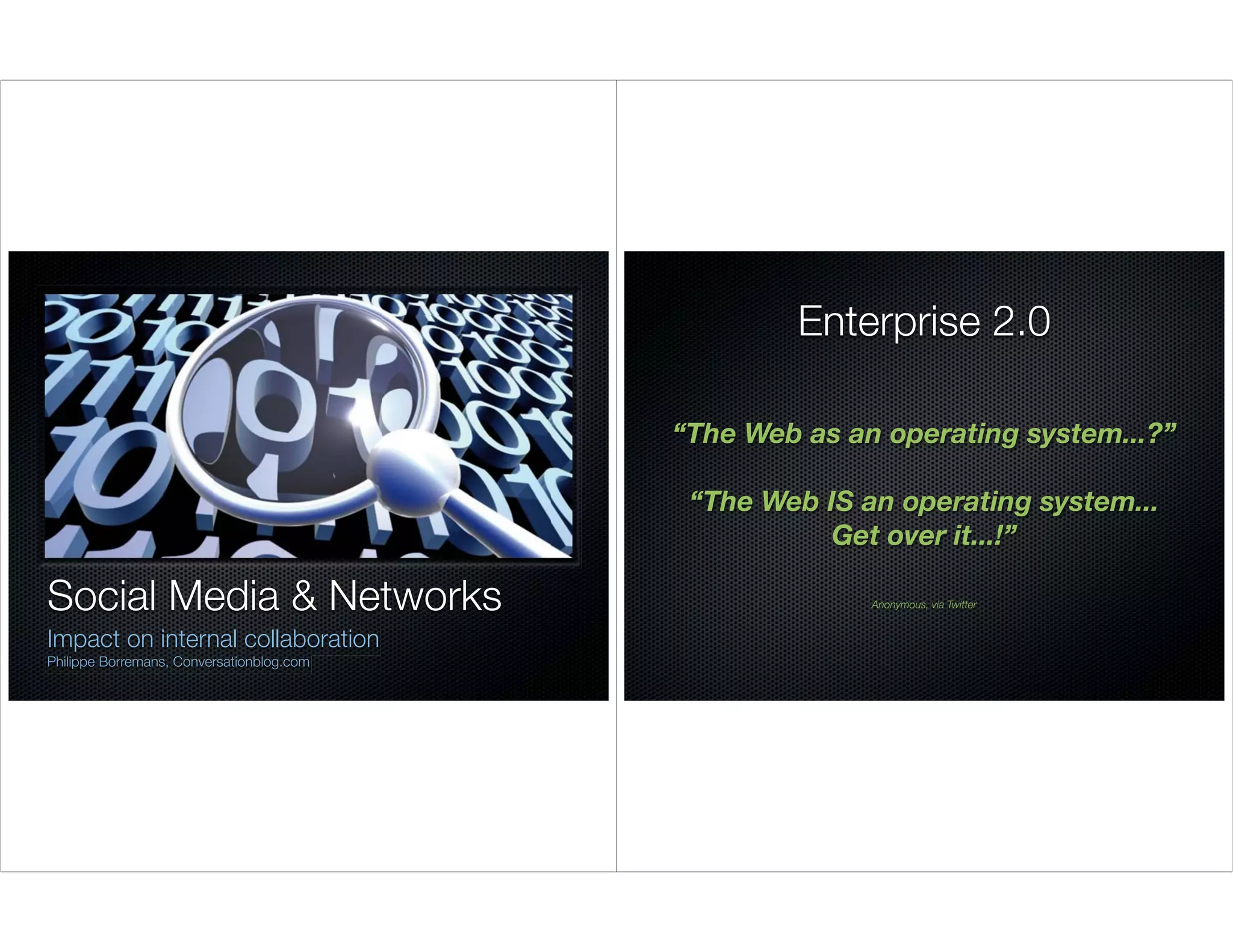 Impact on internal collaboration