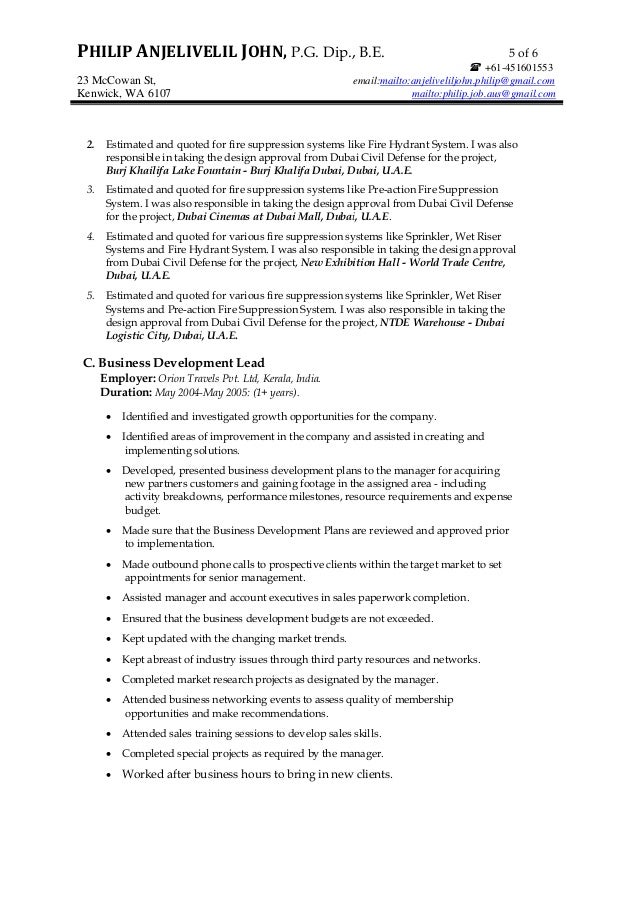 Curriculum Vitae Chile Curriculum Vitae Chile