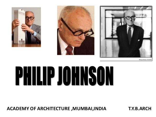 philip johnson