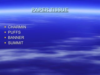 PAPER TISSUE CHARMIN PUFFS BANNER SUMMIT 