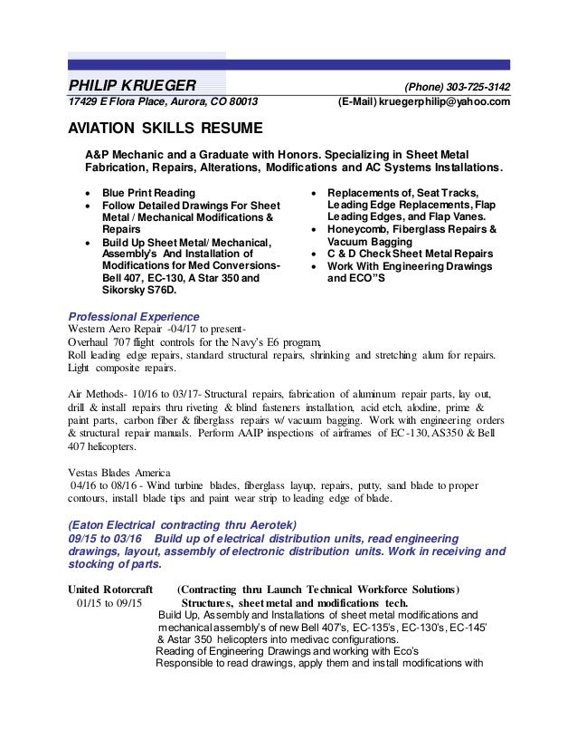 philip krueger aviation skills resume 081517