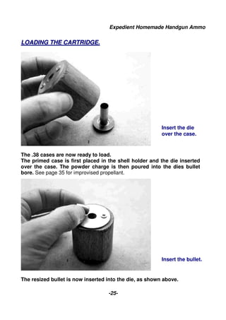 Philip Luty Expedient Homemade Ammo Handgun Firearms Reloading | PDF