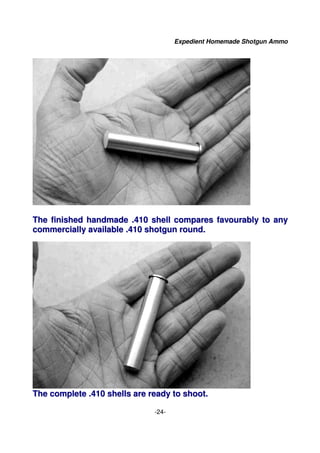 Philip Luty Expedient Homemade Ammo Shotgun Firearms Reloading | PDF