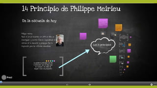14 Principios de Philippe Meirieu