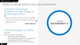 N° 4
Rester en phase avec le cours des évènements
- BERTOLT BRECHT -


Parce que les choses sont ce qu’elles
sont, les choses ne resteront pas ce
qu’elles sont.
 