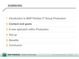 "Implementing a lean approach in IT operations and infrastructure" by Philippe Laniesse, CTO of BNP Paribas