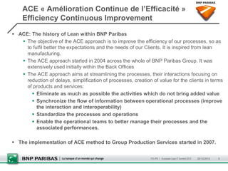 "Implementing a lean approach in IT operations and infrastructure" by Philippe Laniesse, CTO of BNP Paribas