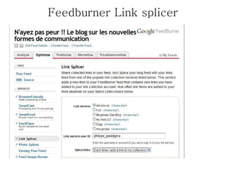 Feedburner Link splicer 