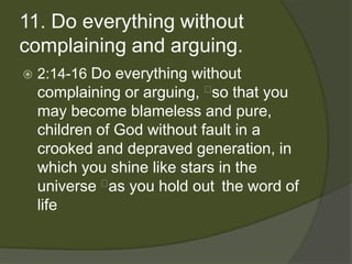 Philippians Life Applications