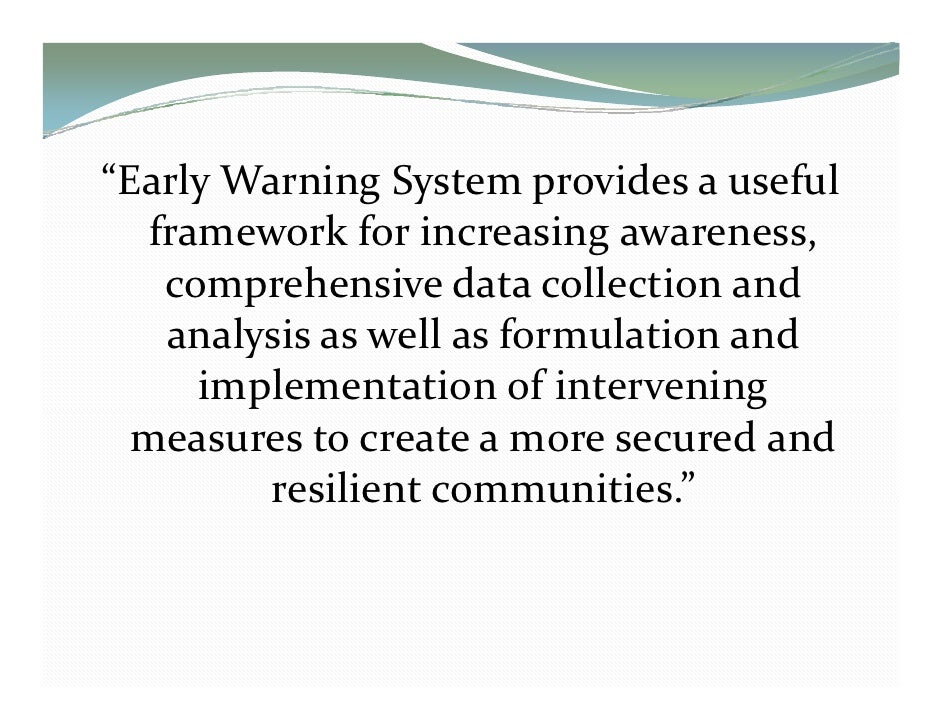 Philippines communitybased early warning