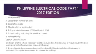 Philippine Electrical Code 2017kqbsbshjy | PPTX