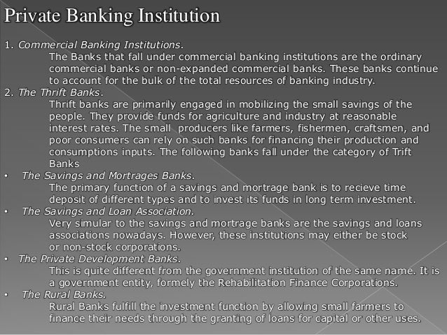 examples of private development banks in the philippines Philippine financial-system.