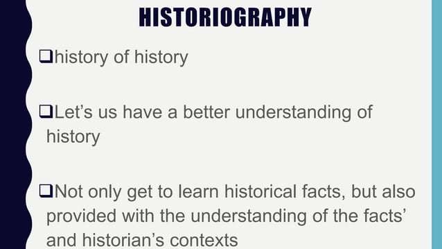 introduction to history definition issues sources and methodology summary