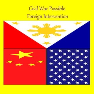 Civil War Possible
Foreign Intervention
 