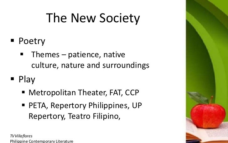 poetry in the period of new society in philippine literature poetry in the period of new society in philippine literature