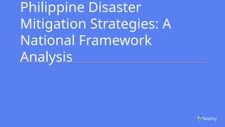 Philippines Risk Layering Strategy Philippine_Disaster_Mitigation_Strategies_A_National_Framework_Analysis ...
