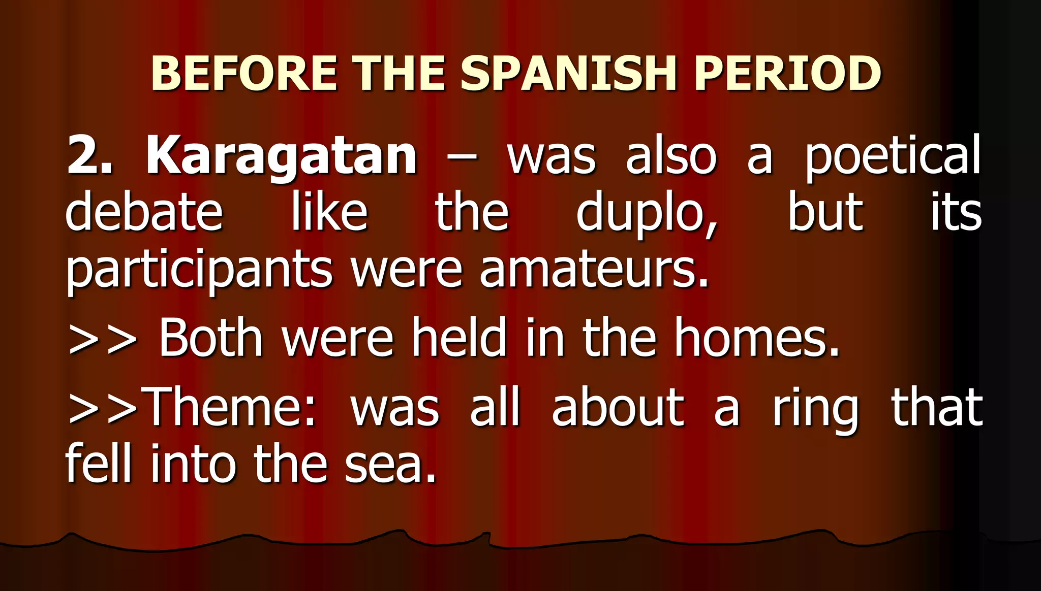 Karagatan Examples Example Of Karagatan In Philippine Literature