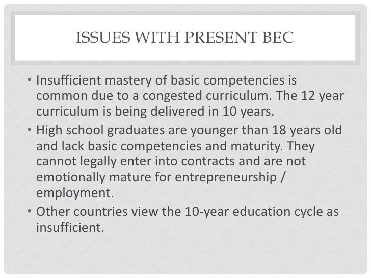 Thesis about k-12 program in the philippines