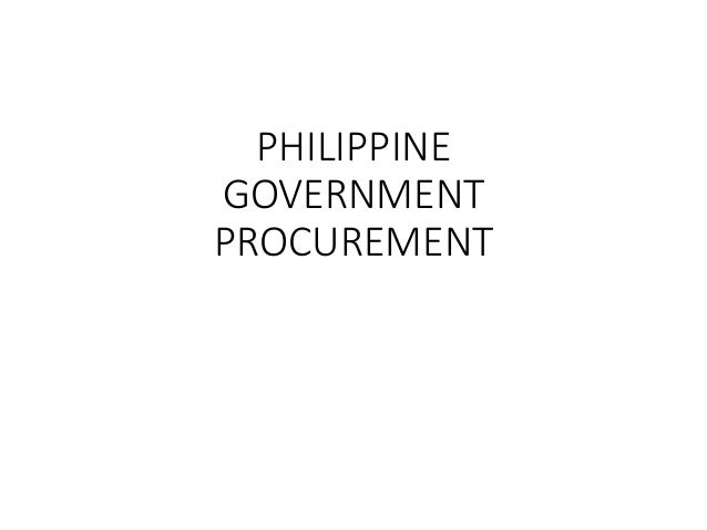 Government Procurement Process Flow Chart Philippines