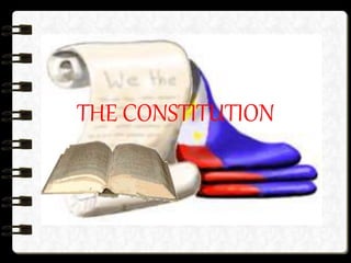 THE CONSTITUTION
 