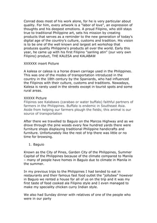 Philippine handicrafts part 1