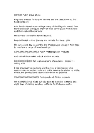 Philippine handicrafts part 1